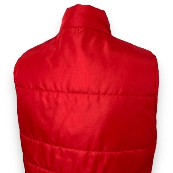 Kim Roger’s Petite Women’s Full Zip Quilted Puffer Vest, Red, size PXL - Picture 4 of 6